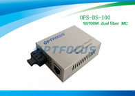 SM Dual Fiber Media Converter 100Km SC External Power 10 / 100M 1310nm