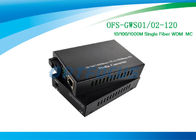 120Km SC Fiber Optic Media Converter , Ethernet Media Converter Gigabit