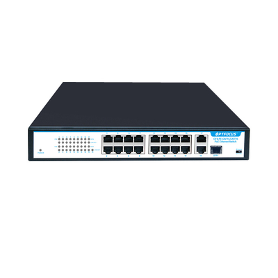 NVR IP Camera 16 Port Poe Switch 2*10/100/1000mbps UP-Link Port + 1*SFP