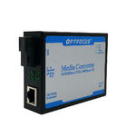 10 / 100M Fiber Media Converter 1310 & 1550 nm Single Fiber SM SC 80KM