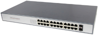 24 Ports Ethernet Network Switch 10/100/1000M 2 SFP Slot For CCTV Project
