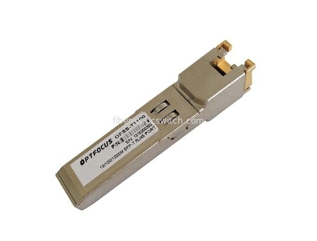 OPTFOCUS SFP Optical Transceiv MANUFACTORY 10/100/1000 Base-T  COPPER SFP Optical Transceiver  OFSS-T1100  SM RJ45  20KM
