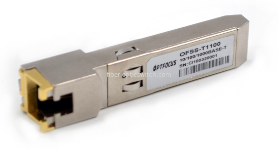 OPTFOCUS SFP Optical Transceiv MANUFACTORY 10/100/1000 Base-T  COPPER SFP Optical Transceiver  OFSS-T1100  SM RJ45  20KM