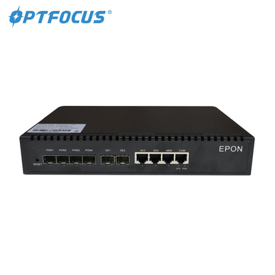 20W 100M GPON EPON OLT 20km مسافة الإرسال انخفاض استهلاك الطاقة